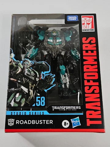 TRANSFORMERS ROADBUSTER FIGURE STUDIO SERIES NASCAR DELUXE CLASS MISP 2020 RARE Cover