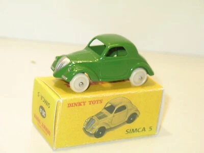 DINKY TOYS ATLAS, Auto Simca 5 Verde In Metallo - Immagine 1 di 2
