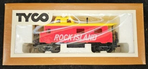 Tyco HO Scale - Rock Island - Caboose - Brown NOS Boxed - Picture 1 of 14