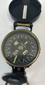 Vintage Lensatic Johnny Walker Brass Compass Japan Made - Picture 1 of 7