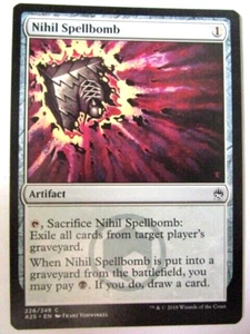 MTG Nihil Spellbomb Masters 25 Light Play!! - Foto 1 di 2