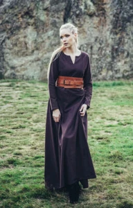 Kleid Unterkleid Gewand Lifa Wikinger Mittelalter reine Baumwolle - Bild 1 von 20