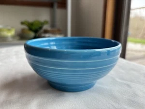 Post 86 Fiesta im Ruhestand Pfau blau 5" Reisschüssel sehr guter gebrauchter Zustand - Bild 1 von 7