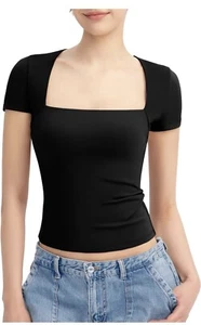Top cuello cuadrado PUMIEY - Imagen 1 de 4