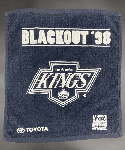 Los Angeles KINGS BLACKOUT '98 LA Kings Rally Towel 15" x 17" Cover