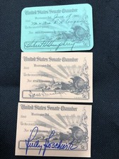 Signed by Hubert Humphrey-David Durenberger-Rudy Boschwitz, US chamber cards