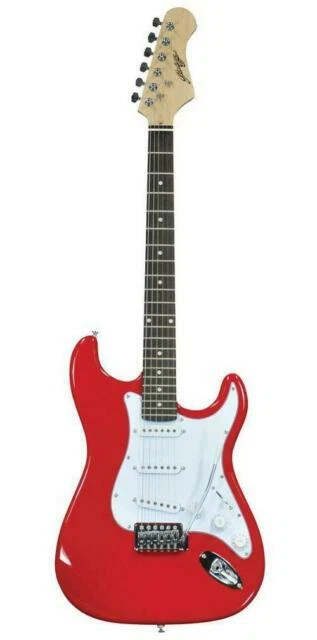 Johnny Brook JB404 Standard Guitar with Coded Combo Amplifier - Red
