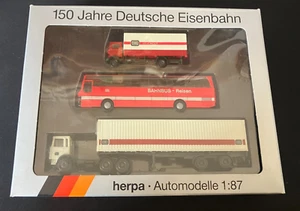Herpa 1:87 LKW Bus Sonderedition 150 Jahre Eisenbahn Sammlungsauflösung #K252 - Bild 1 von 1