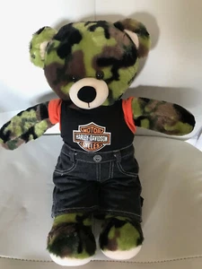 Harley Davidson Build-a-bear Orso con stampa mimetica - Foto 1 di 1