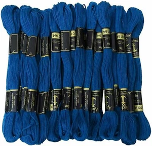 Anchor Stranded Cotton Threads Cross Stitch Sewing Hand Embroidery Thread Blue - Picture 1 of 5