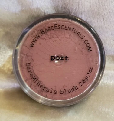 i.d. Rubor bareMinerals BareEscentuals PUERTO tamaño más grande 0,1 oz/2,8 g sellado RARO Foto 1 de 4