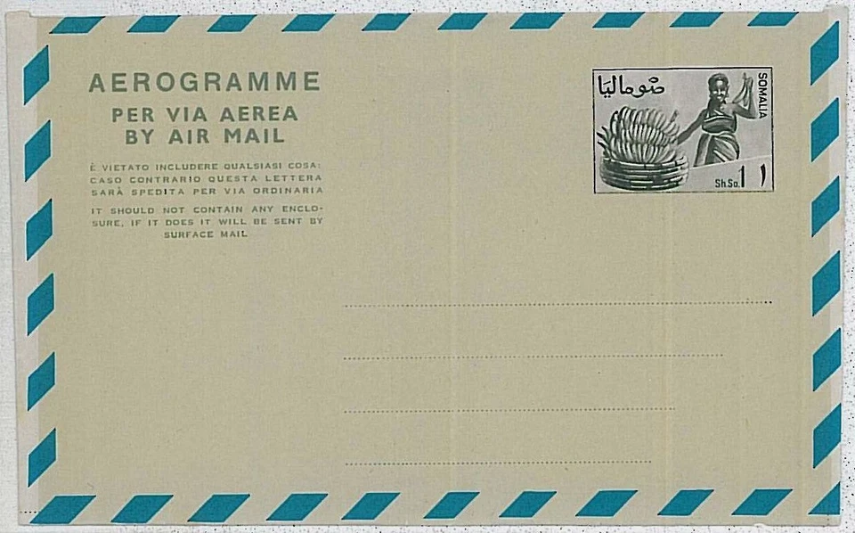 36352 SOMALIA - Aerogramas: Catálogo KESSLER #4 Foto 1 de 1