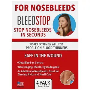 ™ Tiras de hemorragia nasal detiene el sangrado nasal en segundos incluso para pacientes anticoagulantes... - Imagen 1 de 5