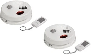 2x Pack XavaxDecken-Alarm 360° Bewegungsmelder Sensor Einbruchschutz Haus-Alarm - Bild 1 von 7
