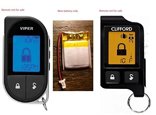 JFC 7756 ORIGINAL Replacement Battery for Viper Python Clifford Remotes (100mAh) - Image 1 of 1