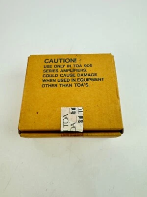 Módulo de entrada de micrófono TOA con compresor modelo M-61 para amplificador serie 900 *USADO* Foto 1 de 4