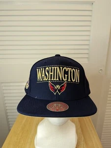 NWS Washingtonian Capitals Mitchell & Ness Snapback Sombrero NHL - Imagen 1 de 11