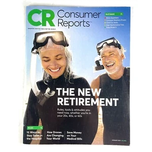 Consumer Reports Jan 2017 Magazine New Retirement - Imagen 1 de 1