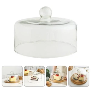 Cake Cover Glass Dome Cake Stand Glass Cloche Food Cover Dome Smoking Bowl - Picture 1 of 12