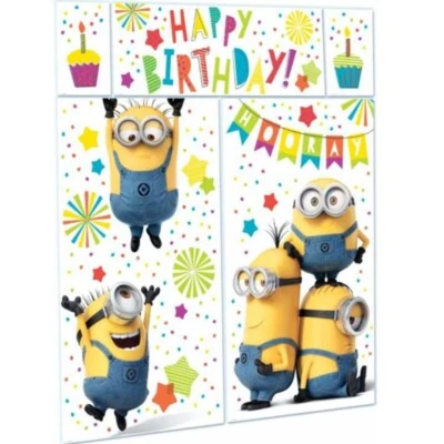 Despicable Me Minions Party Wall Decorating Kit Scene Setter - Image 1 of 2