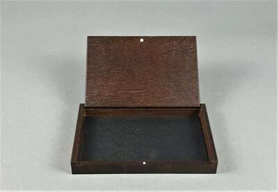 Jägermeister Rechnungsmappe Holzbox Magnetverschluss Boden Lederoptik Club (652) - Bild 1 von 4