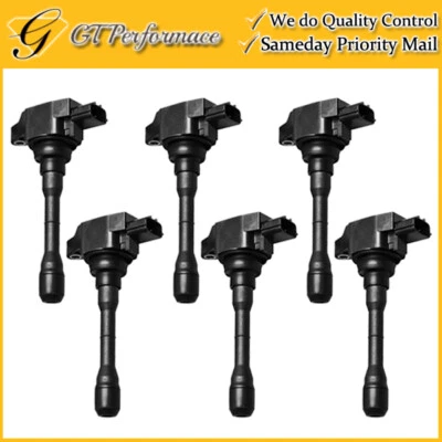 Bobina de encendido de calidad OEM 6 PIEZAS para Infiniti Q50 Q60 2016-2022 3,0 L, 22448-5CA0A Foto 1 de 4