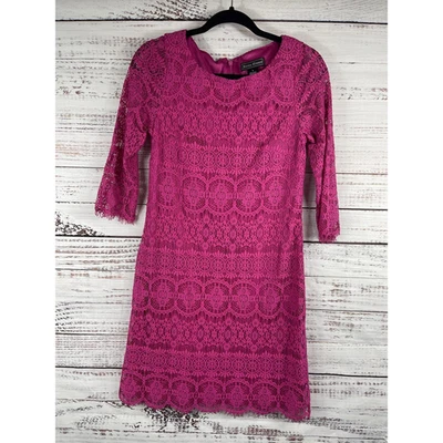 Vestido Jessica Howard Para Mujer Talla 8 Encaje Manga 3/4 Funda Fiesta Cóctel Elegante Foto 1 de 4