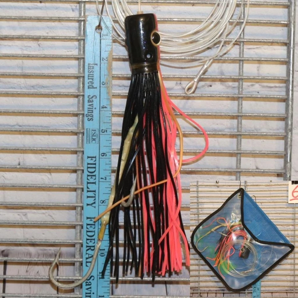 Spinning Aparejado Pesca Trolling 11" Señuelo Atún Big Game Billfish Bolsa #06 Foto 1 de 4