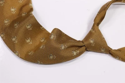 Corbata tejida de seda con logotipo de oveja dorada Brooks Brothers Foto 1 de 4