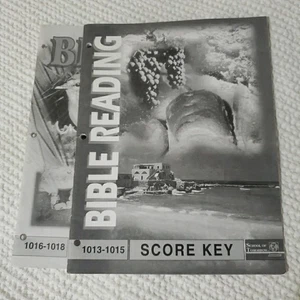 ACE Bible Reading Teacher SCORE KEYS 1013-1015 & 1016-1018 2nd Grade - Picture 1 of 5