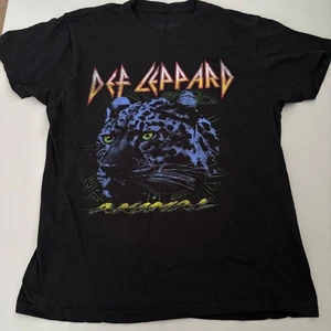 Def Leppard Animal Graphic Band T Shirt Black Music Rock Concert Tee - Picture 1 of 5