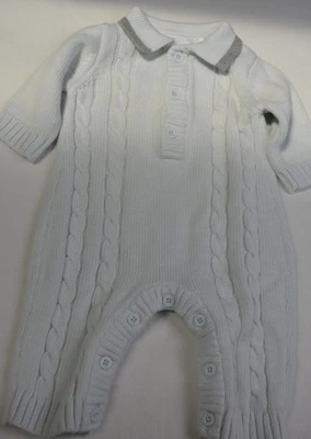 Koala Baby Boutique 100% Cotton Cable Knit Sleeper- Newborn - Image 1 of 2