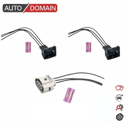 3X Camshaft & Crankshaft Position Sensor Connector For Audi A4 Quattro VW Passat - Image 1 of 4