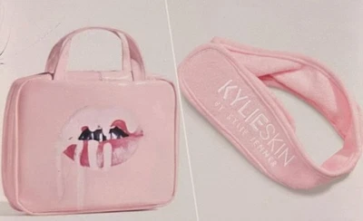 Bolsa de viaje Kylie Cosmetics/Kylie piel labios estampado + diadema Foto 1 de 4