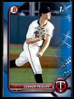 L32,200 -   2022 Bowman Draft Blue #BD8 Connor Prielipp /150 - Image 1 of 2