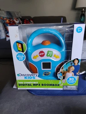 Discovery Kids Digital MP3 Boombox Little Tunes, Kid Tough Player - Image 1 of 4