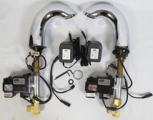 Lote 2 Grifos Lavabo Baño Zurn Sin Contacto Aqua FIT Z6950 con Sensor Cromo 6" - Imagen 1 de 14