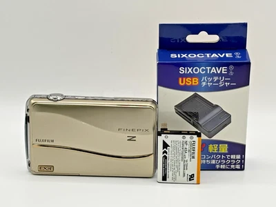 FUJIFILM FinePix Z800EXR 12.0MP Digital Camera Gold From Japan 5081601 - Image 1 of 4