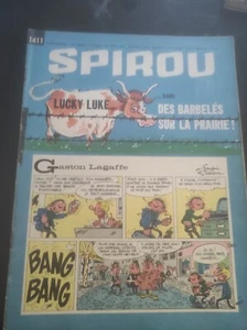 SPIROU N° 1411 DUPUIS - 1965  - sans Mini Récits - Bandeau LUCKY LUKE - Picture 1 of 1