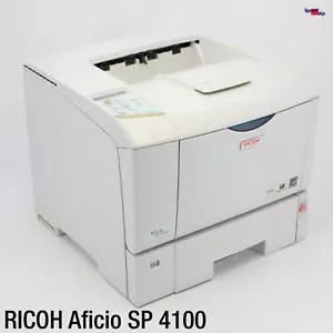 Ricoh Aficio SP 4100 Laser A4 Printer Lan Ethernet USB Pro 70.700 Since - Picture 1 of 10