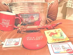 Coca Cola Collectibles 8 Piece Lot Gulfport 100th Anniversary (96'-06") and More - Picture 1 of 9