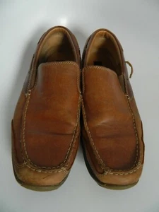 Johnston & Murphy Sheepskin XC4 System Dual Width Brown Loafers Size 12M - Picture 1 of 11