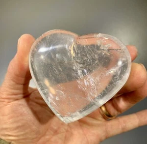 Cuarzo (transparente) corazón grande - Imagen 1 de 2