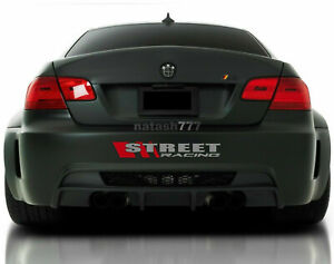 STREET Racing Vinyl Decal Sticker Performance Motorsport Sport Car Emblem logo