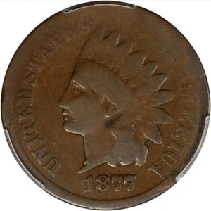 1877 INDIAN CENT GRADED G-6 by PCGS **NICE** - Picture 1 of 4
