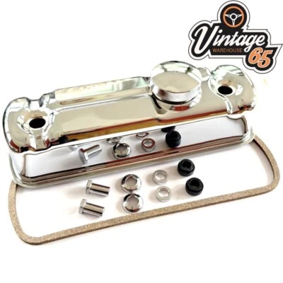Classic Mini Rocker Cover Box Chrome Plus Fittings Gasket A-Series A+ 998 1275 - Image 1 of 3
