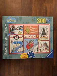 Ravensburger Dr. Seuss The Grinch 300 Piece Extra Large Jigsaw Puzzle Complete! - Picture 1 of 6