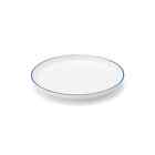 MUJI Daily Tableware PLATE Middle 9cm Blue Line 83444747