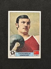1976 Panini Olympics Montreal 76 Sticker Vintage Boxing USSR Lemeschev 179