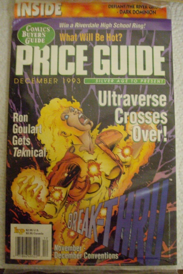 Revista Guía del Comprador de Cómics Guía de Precios - Diciembre 1993 Foto 1 de 1
